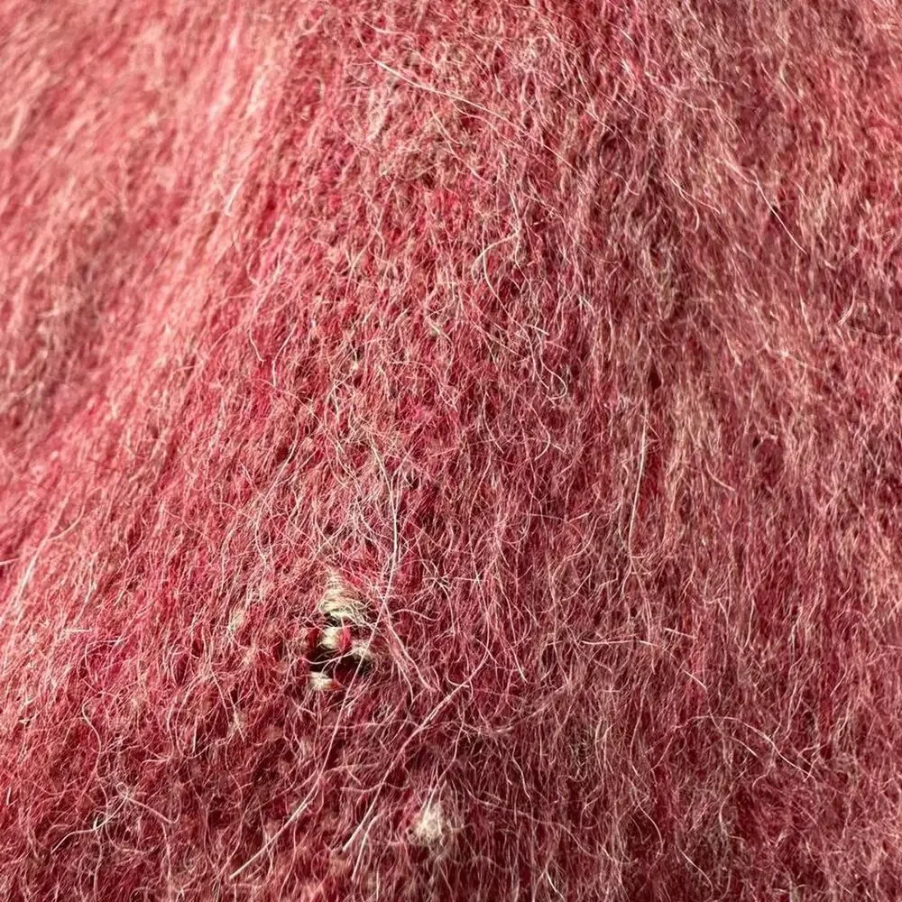 Alpaca blend scarf has two